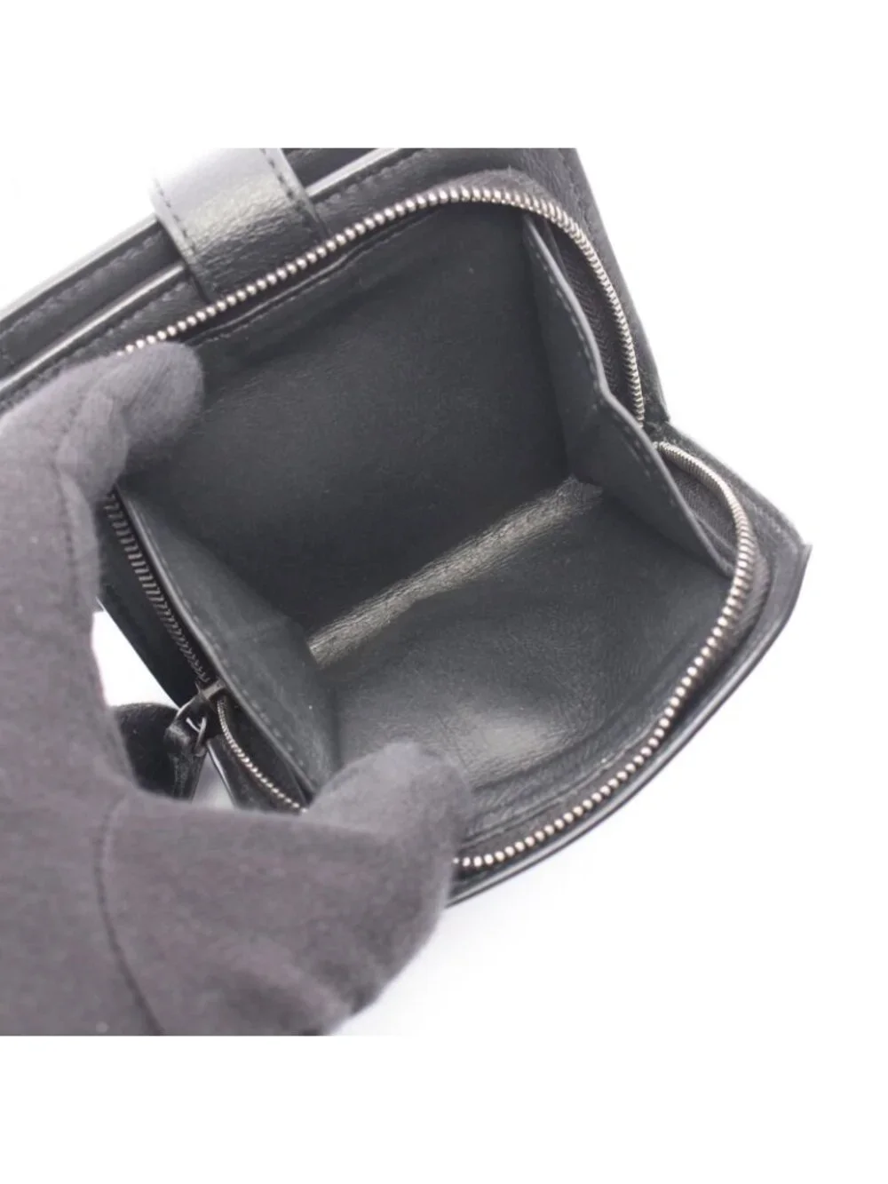 Bottega Veneta Bifold Wallet Intrecciato Black Leather